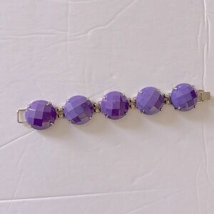 Vintage Kendra Scott Cassie Neon Purple Candy Bracelet